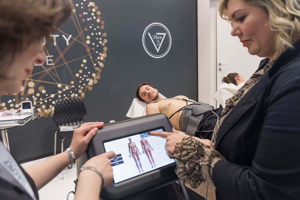 International launch of the new vibration technology line at Cosmoprof 2019